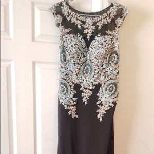 Long elegant prom dress